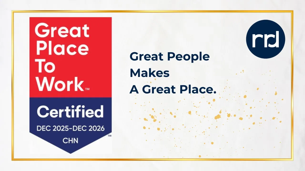 We Are Now Great Place to Work™ Certified